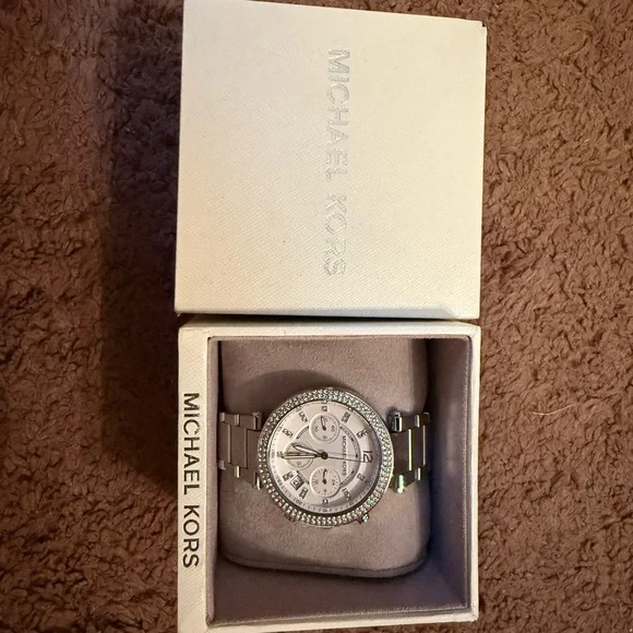 Michael Kors | Accessories | Michael Kors Silver Watch With  display picture 2